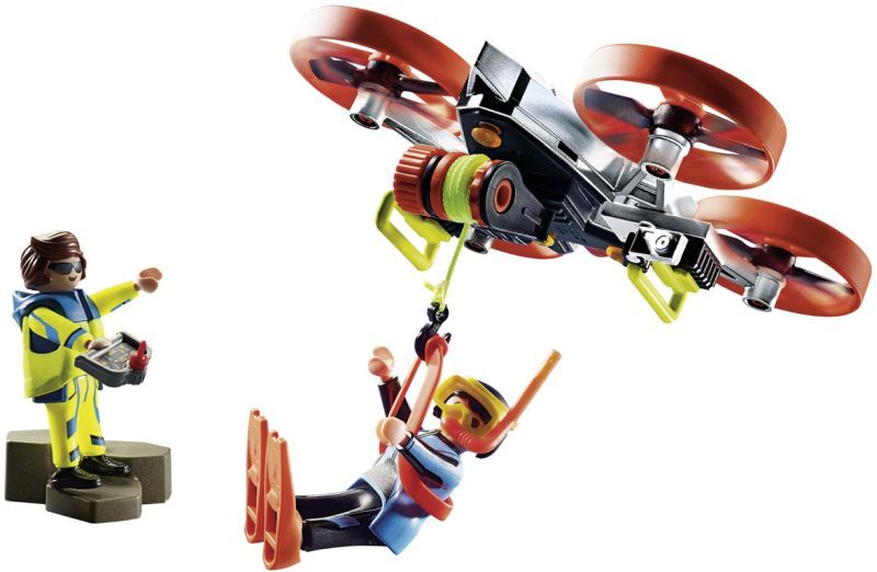 Playmobil City Action Επιχείρηση Διάσωσης Δύτη Με Drone (70143)