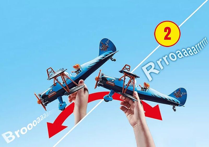 Playmobil Air Stunt Show Διπλάνο Φοίνικας (70831) φωτογραφία