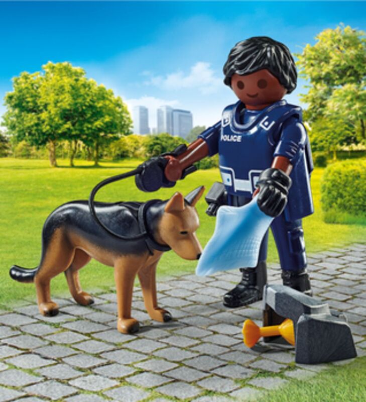 Playmobil Special Plus Αστυνομικός Με Σκύλο-Ανιχνευτή (71162) φωτογραφία