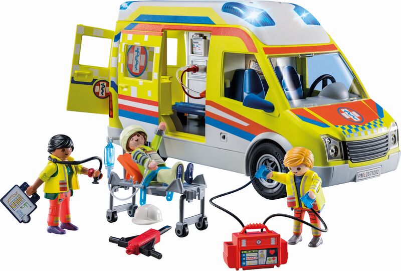 Playmobil Ασθενοφόρο Με Διασώστες (71202)