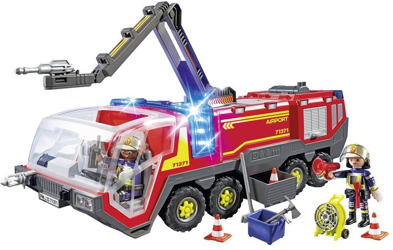 Playmobil Πυροσβεστικό Όχημα Με Φώτα Ήχο & Πυροσβεστικό Κανόνι (71371)