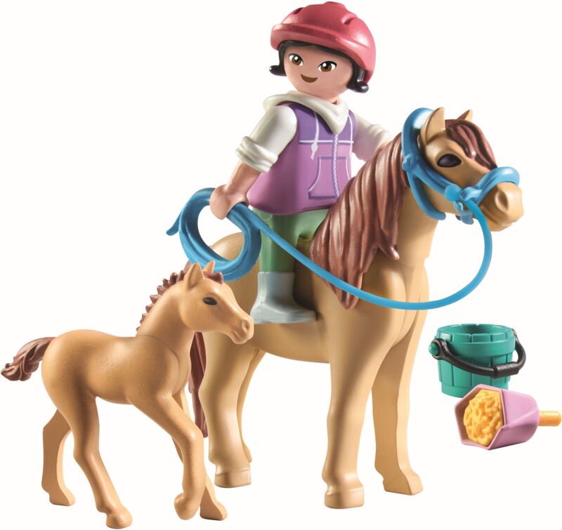 Playmobil Παιδάκι Με Άλογο & Πουλάρι (71498)