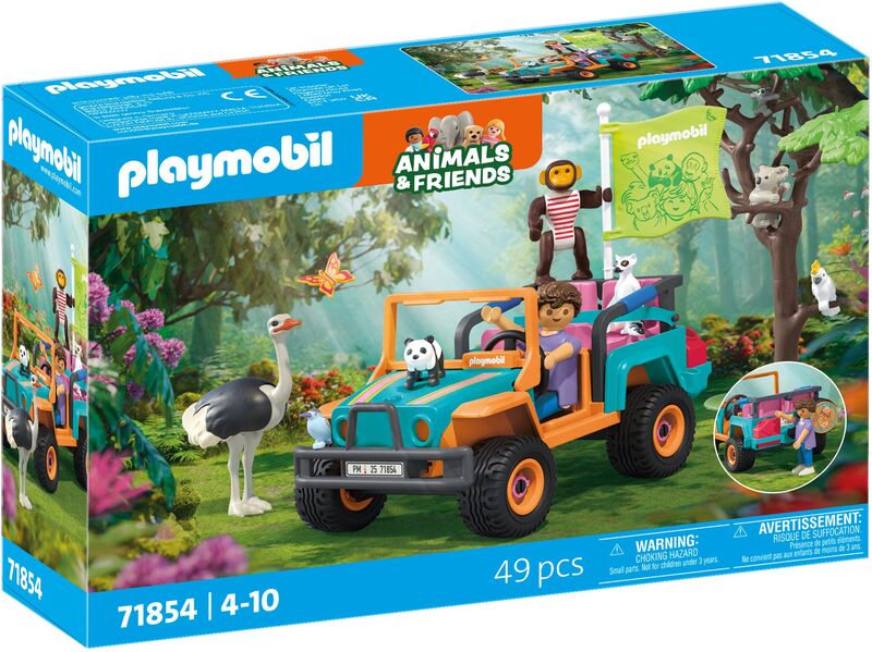Playmobil Όχημα 4Χ4 Και Άγρια Ζώα (71854) φωτογραφία