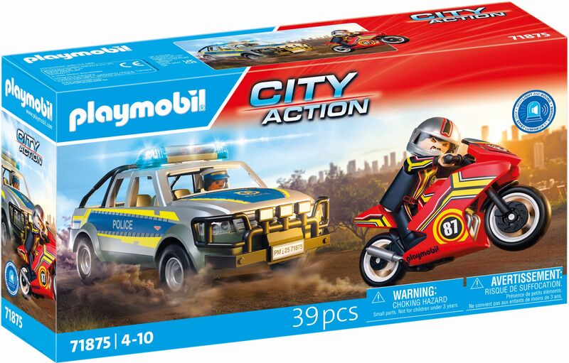 Playmobil® City Action - Αστυνομικό Όχημα Pickup – Μοτοσυκλέτα - 71875 - φωτογραφία 2
