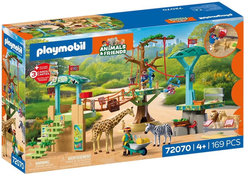 Playmobil® Animals And Friends - Ζωολογικό Πάρκο Με Δραστηριότητες - 72070 - φωτογραφία 2