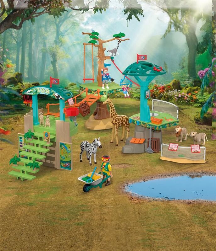 Playmobil® Animals And Friends - Ζωολογικό Πάρκο Με Δραστηριότητες - 72070 - φωτογραφία 3