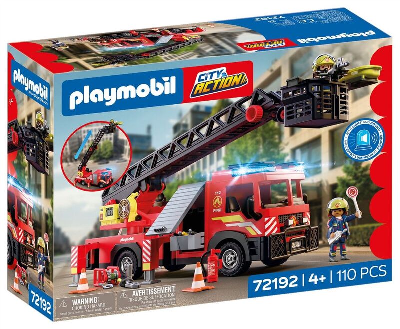 Playmobil® City Action - Πυροσβεστικό Όχημα Με Σκάλα – 72192 - φωτογραφία 2