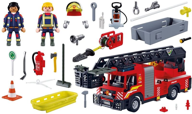 Playmobil® City Action - Πυροσβεστικό Όχημα Με Σκάλα – 72192 - φωτογραφία 3