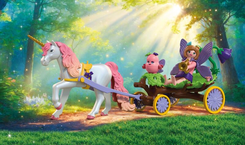 Playmobil® Fantasy And Magic - Νεράιδα Με Άμαξα Μονόκερου - 72216 - φωτογραφία 3