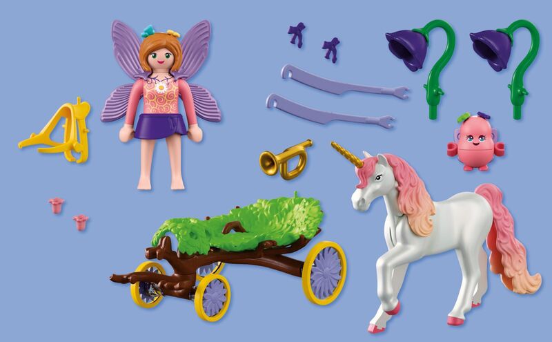Playmobil® Fantasy And Magic - Νεράιδα Με Άμαξα Μονόκερου - 72216 - φωτογραφία 5