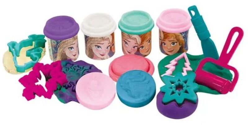Frozen Κουβαδάκι Με 4 Βαζάκια Πλαστελίνης Και 8 Εργαλεία (1045-03602) φωτογραφία