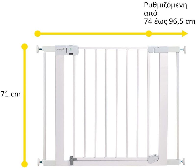 Safety 1st Πόρτα Ασφαλείας Easy Install Auto Close Λευκή (U01-GA099-00) φωτογραφία