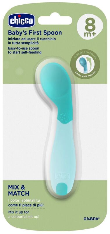 Chicco Κουτάλι Σιλικόνης Αρχής 8+Μηνών Natural Βεραμάν (F01-16100-25) - φωτογραφία 2