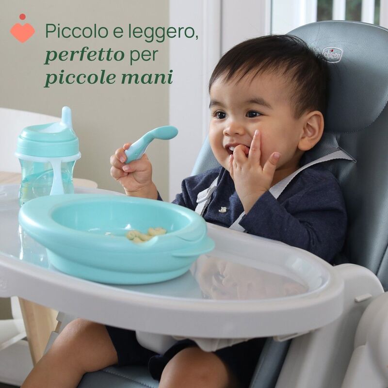 Chicco Κουτάλι Σιλικόνης Αρχής 8+Μηνών Natural Βεραμάν (F01-16100-25) - φωτογραφία 4