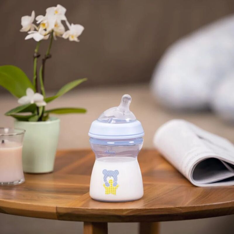 Chicco Μπιμπερό Πλαστικό Natural Feeling Σιέλ 250ml 2+Μηνών (A60-81323-20) φωτογραφία