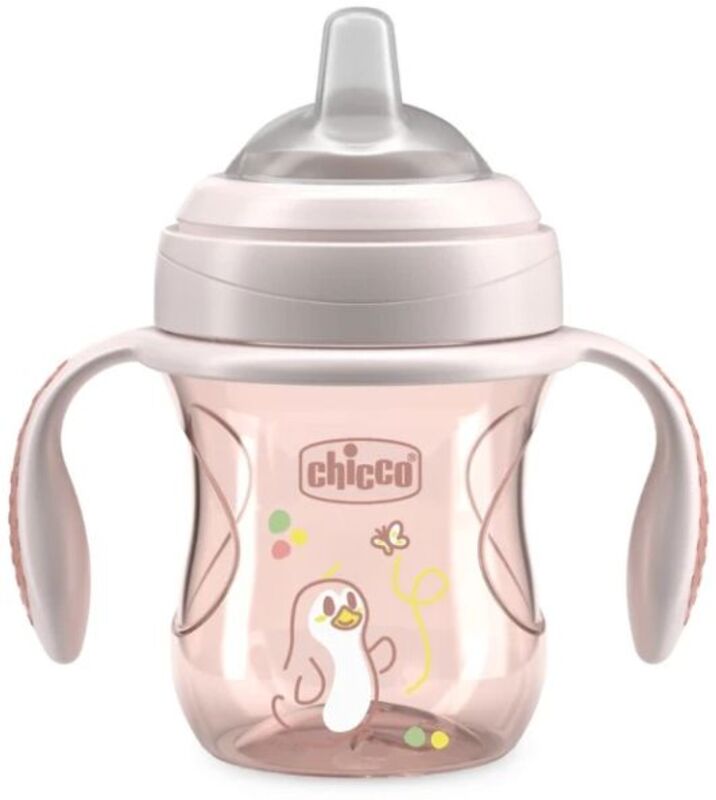 Chicco Κύπελλο Transition 4+ Μηνών Natural Ροζ (F04-06911-15)