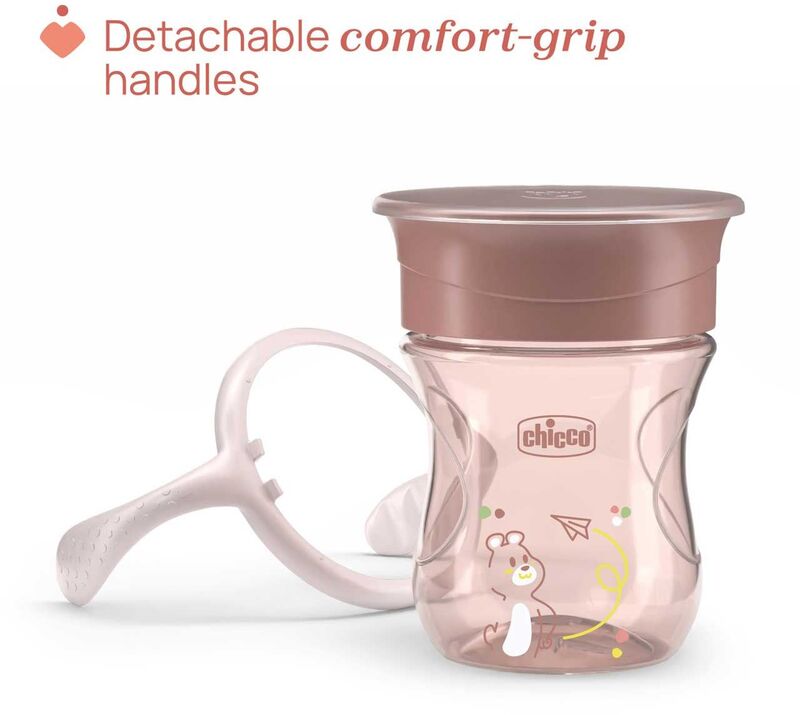Chicco Κύπελλο Perfect 12μ+ Natural Ροζ (F04-06951-15) - φωτογραφία 4