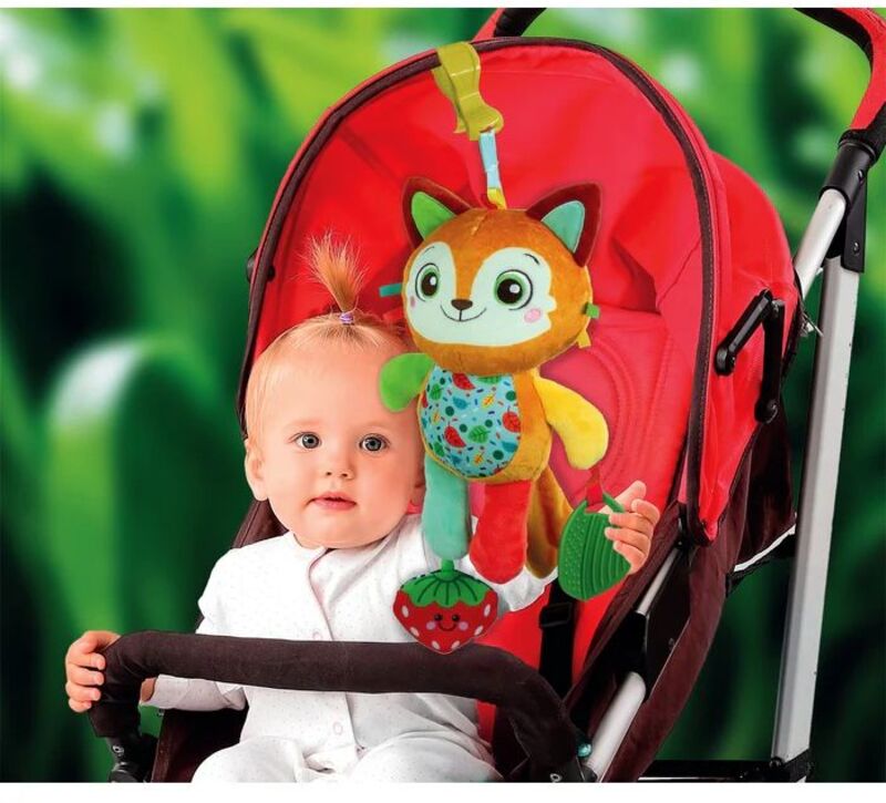 Clementoni Baby Λούτρινο Αλεπού Με Κλιπ (1000-17623) - φωτογραφία 3