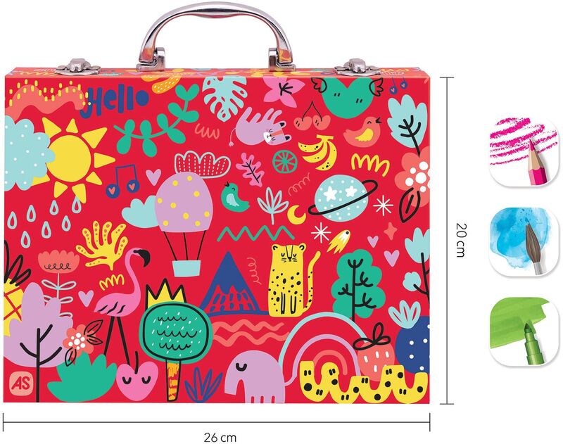 Μαθαίνω Και Δημιουργώ Εργαστήριο Ζωγραφικής Deluxe 50Τμχ My World (1038-82060) φωτογραφία