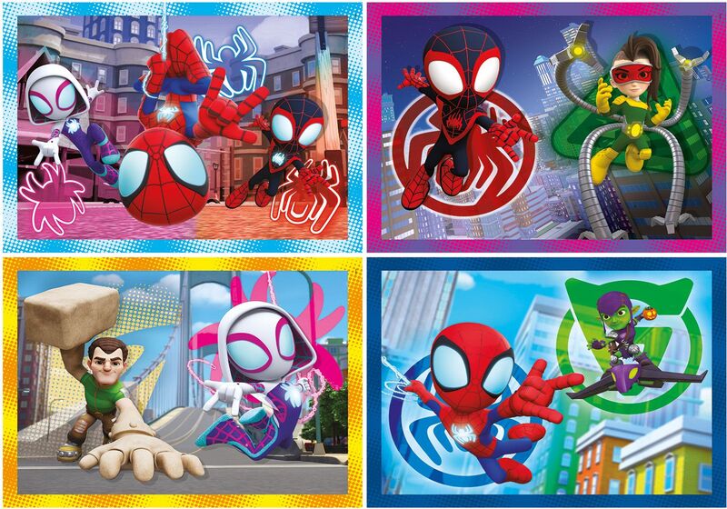 Παζλ 4 In 1 Spidey & Οι Απίθανοι Φίλοι Του (1200-21528) - φωτογραφία 2