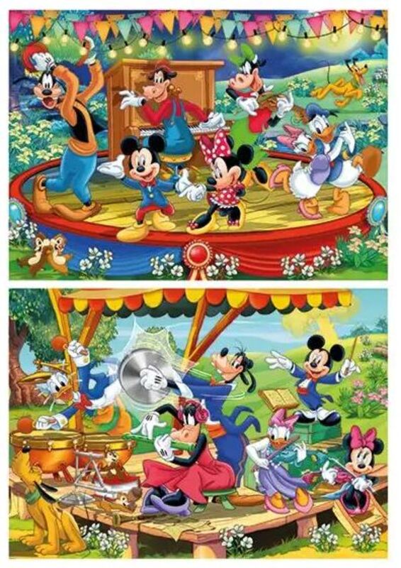 Παζλ 2X60 Mickey & Friends (1200-21620) - φωτογραφία 2