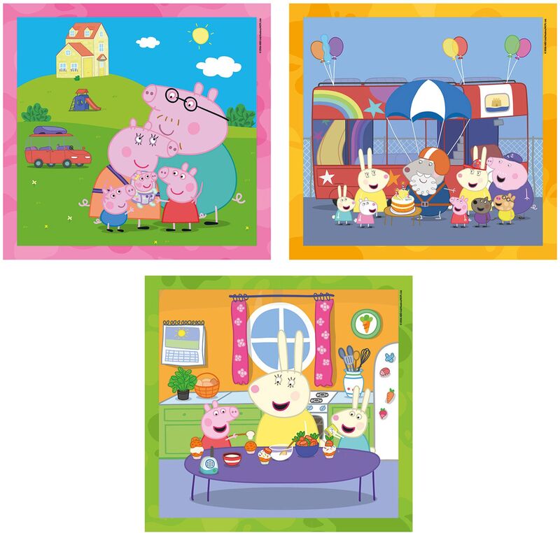 Παζλ 3X48 Peppa Pig (1200-25001) - φωτογραφία 2