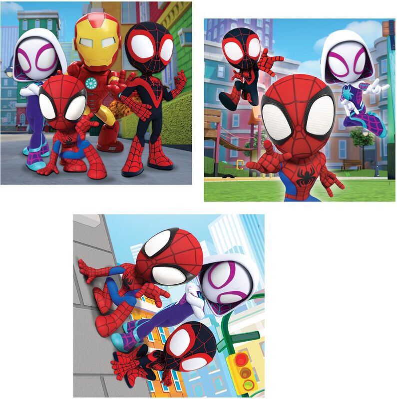 Clementoni Παζλ 3X48 Spidey & Οι Απίθανοι Φίλοι Του (1200-25294) - φωτογραφία 2