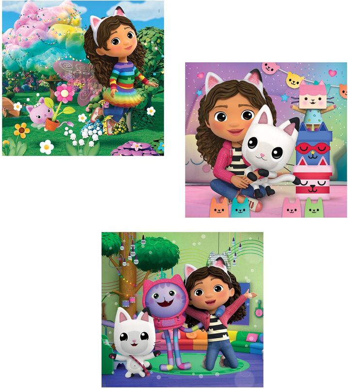 Clementoni Παζλ 3x48 Gabby's Dollhouse (1200-25295) - φωτογραφία 2