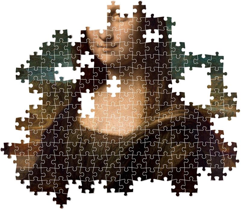 Clementoni Παζλ 1000 Museum Μόνα Λίζα (1260-37094) - φωτογραφία 3