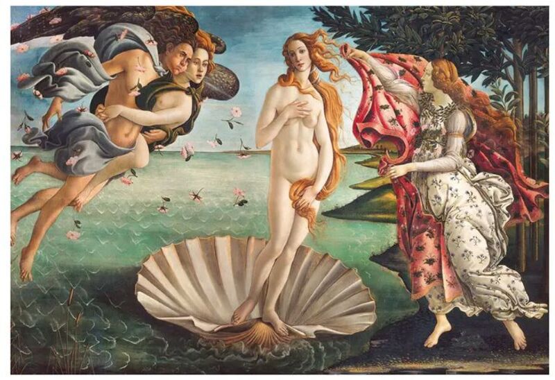 Clementoni Παζλ 2000 Museum Botticelli:Η Γέννηση Της Αφροδίτης (1220-32572) - φωτογραφία 2