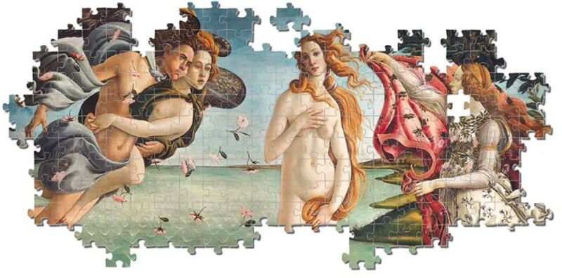 Clementoni Παζλ 2000 Museum Botticelli:Η Γέννηση Της Αφροδίτης (1220-32572) - φωτογραφία 4