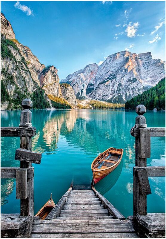 Clementoni Παζλ 500 H.Q.Braies Lake (1220-35538) - φωτογραφία 2