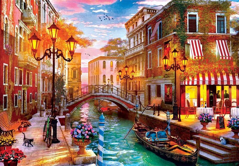 Clementoni Παζλ 500 H.Q.Sunse Over Venice (1220-35586) - φωτογραφία 2