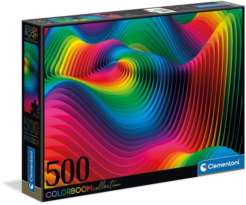 Clementoni Παζλ 500 Colorboom Κύματα (1220-35093)
