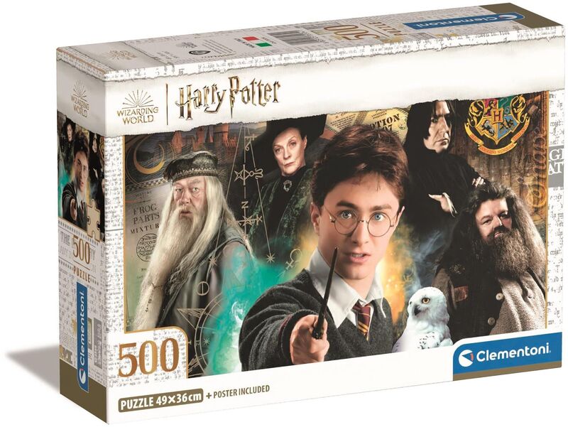 Clementoni Παζλ 500 H.Q.Harry Potter (1220-35534)