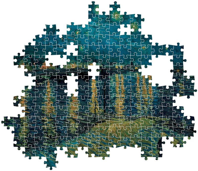 Clementoni Παζλ 1000 Museum Van Gogh:Starry Night Over Rhone (1260-37095) - φωτογραφία 3