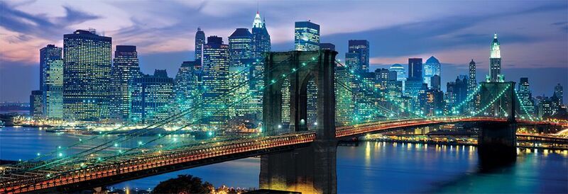 Clementoni Παζλ 1000 H.Q.Panorama-New York Brooklyn Bridge (1220-39867) - φωτογραφία 2