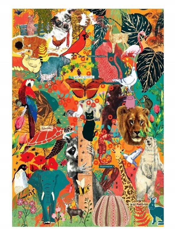 Clementoni Παζλ 1000 More Is More-Animals & Botanics (1260-37073) φωτογραφία