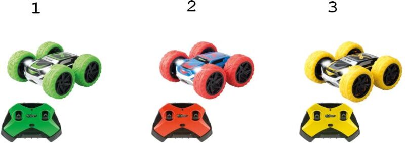 Exost Τηλεκατευθυνόμενο Αυτοκίνητο 1:18 360 Cross II Red Led-3 Σχέδια (7530-20247) φωτογραφία