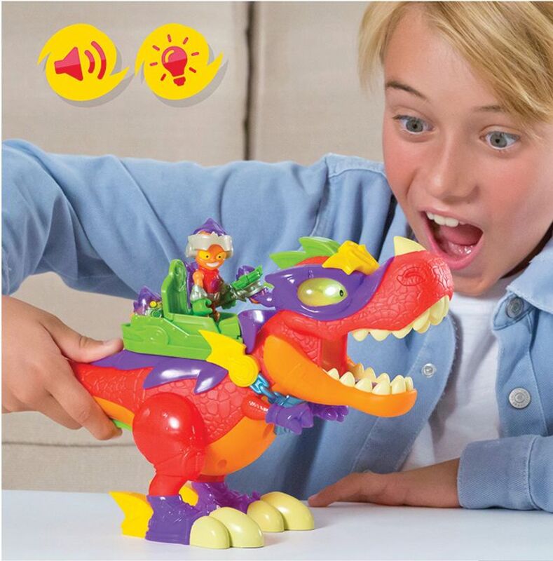 Superzings Δεινόσαυρος Με Φιγούρες Superdino V-Rex (1013-62117) φωτογραφία