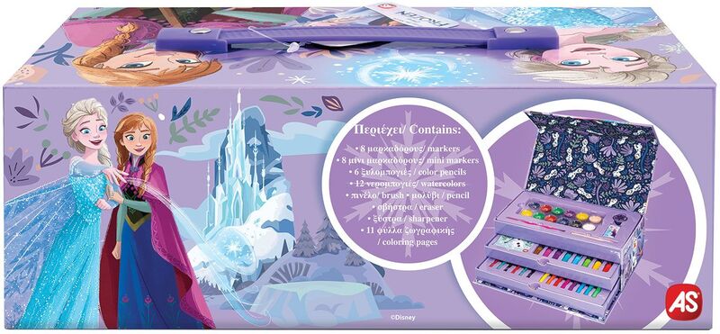Frozen Χάρτινο Βαλιτσάκι Με Σετ Ζωγραφικής (1023-69005) - φωτογραφία 4