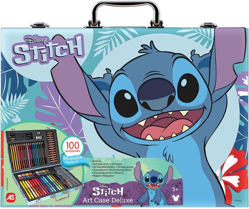 Stitch Κασετίνα Ζωγραφικής Deluxe 100 Αξεσουάρ (1038-82056)