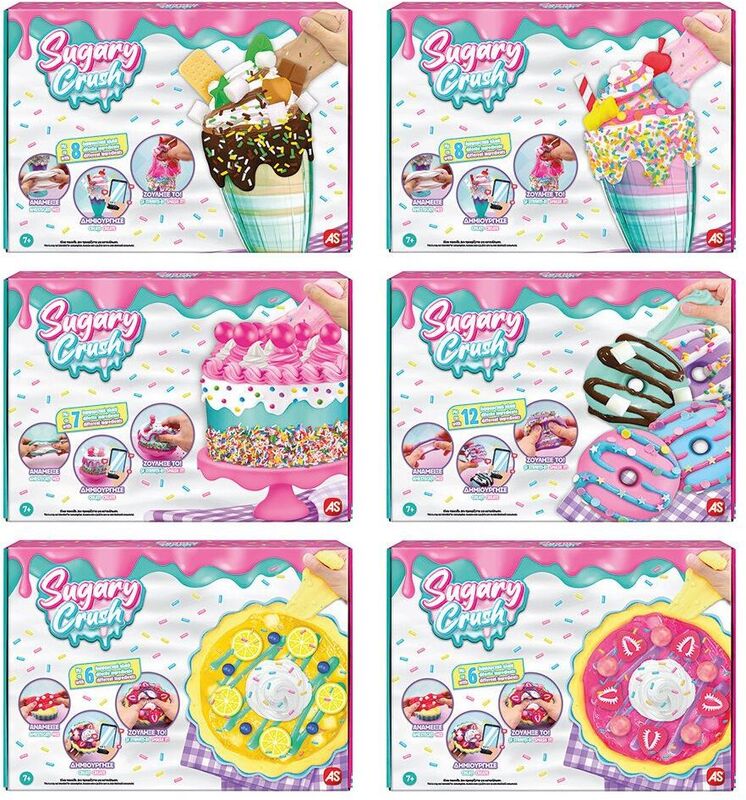 Slimy Χλαπάτσα Sugary Crush-6 Σχέδια-1Τμχ (1863-36100)