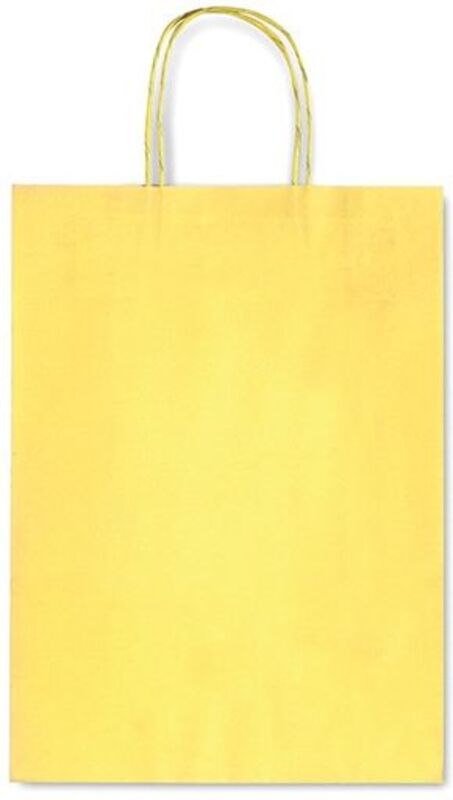 Sadoch Χάρτινη Τσάντα Κίτρινη 26cm (SDF26757)