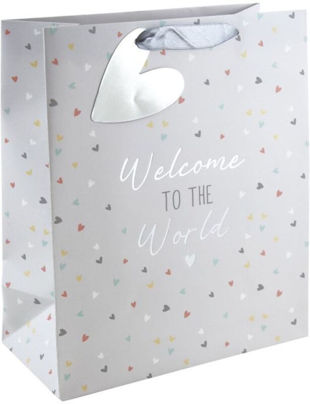 Eurowrap Χάρτινη Τσάντα Welcome To The World Large (35407-2C)