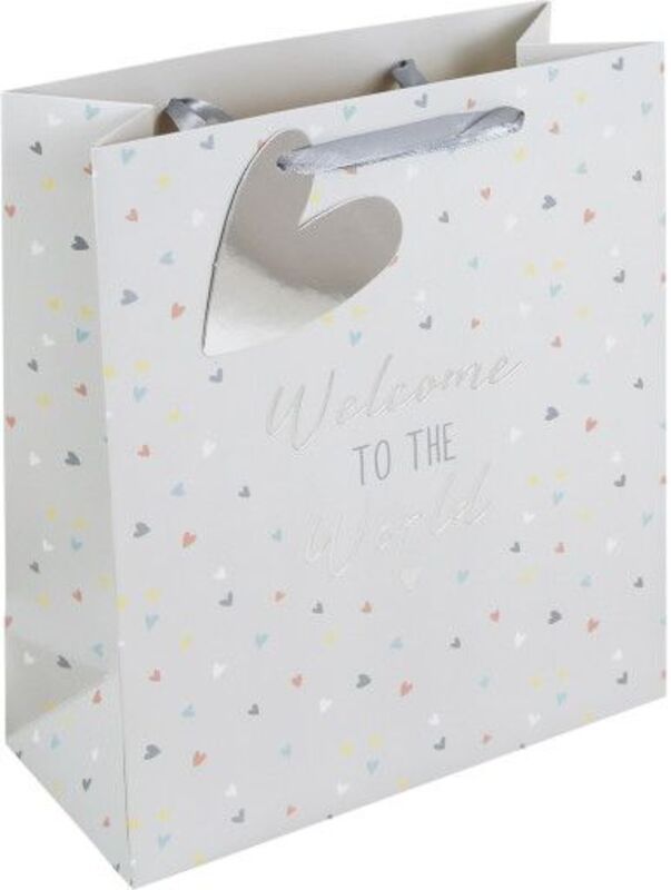 Eurowrap Χάρτινη Τσάντα Welcome To The World Medium (35407-3C)