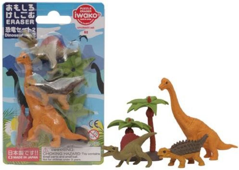 Iwako Γόμα 3D Dinosaurs (ER-BRI05732)