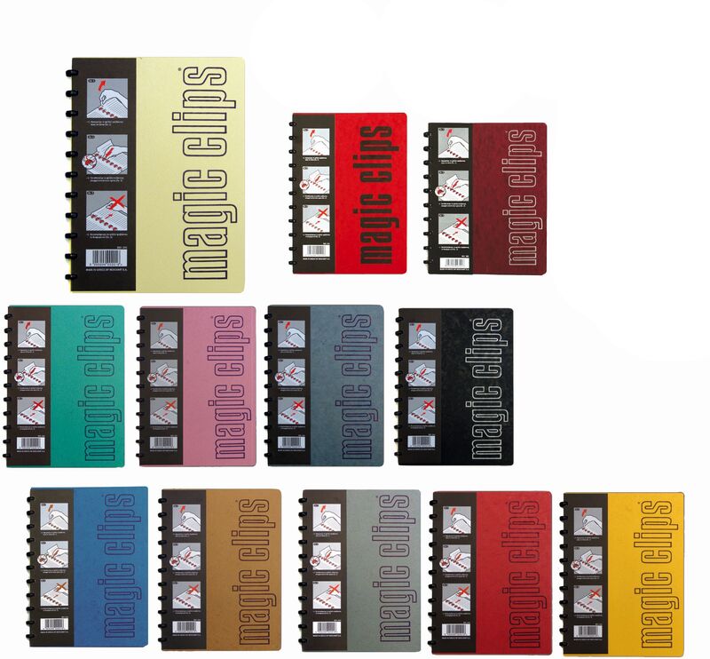 A&G Τετράδιο Magic Clips Prespan Σπιράλ 17X24 2Θέματα 60Φύλλων-1Τμχ (14689)